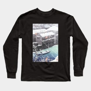 Snow on Ochanomizu by Kawase Hasui Long Sleeve T-Shirt